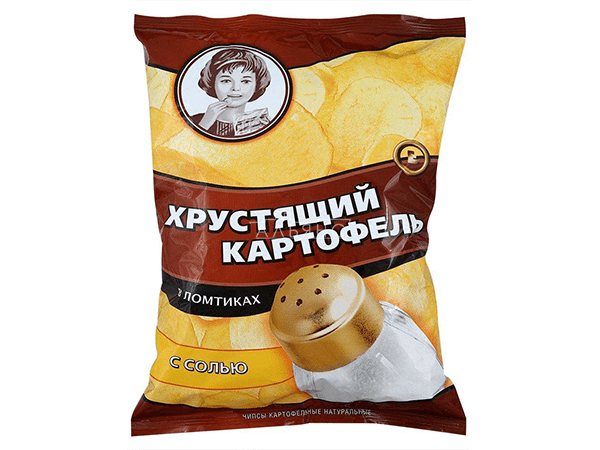 Картофельные чипсы "Девочка" 40 гр. в Хотьково
