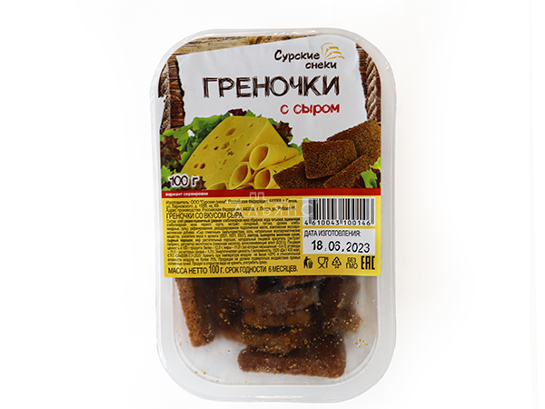 Сурские гренки со вкусом Сыра (100 гр) в Хотьково