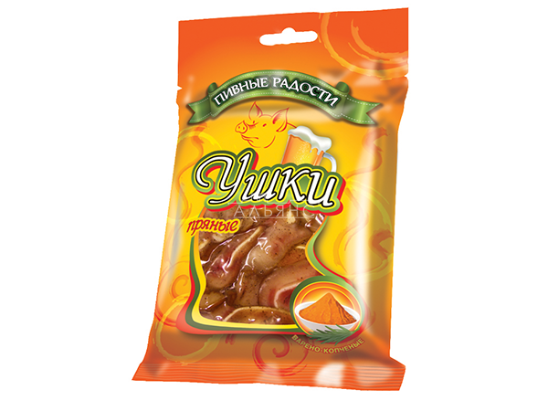 Уши свиные пряные "Пивные радости" (100гр) в Хотьково