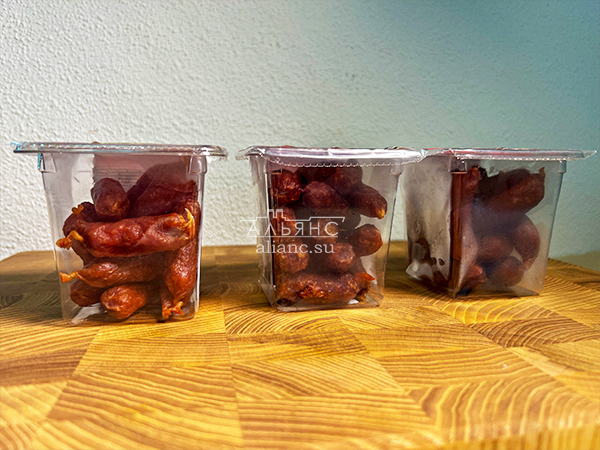 Колбаски МИНИ со вкусом аджики с/к (100 гр) в Хотьково