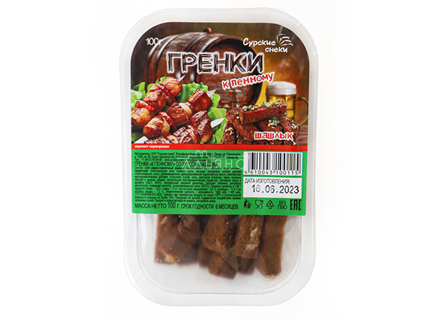 Сурские гренки Шашлык (100 гр) в Хотьково