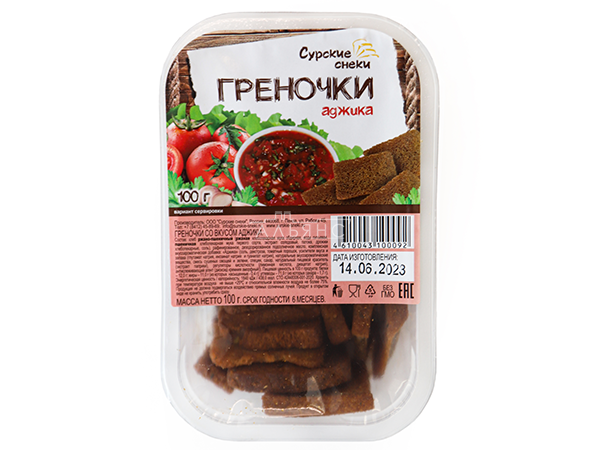 Сурские гренки с Аджикой (100 гр) в Хотьково
