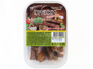Гренки: Сурские гренки Холодец с горчицей (100 гр)