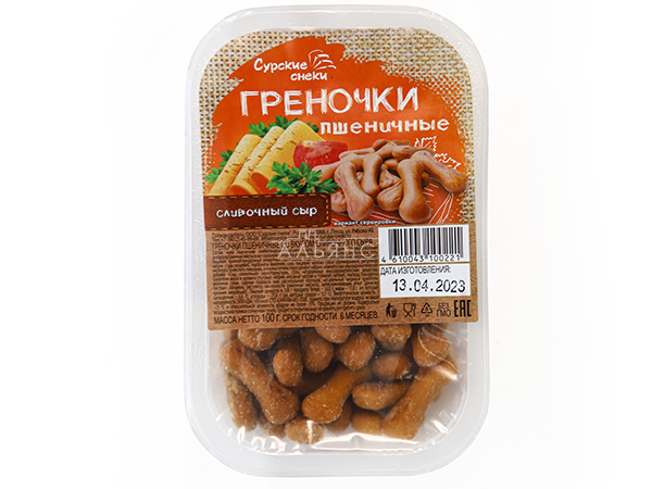 Сурские (ПШЕНИЧНЫЕ) Сливочный сыр (100 гр) в Хотьково
