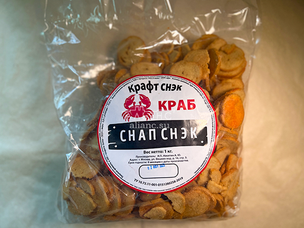 Снапсы ПШЕНИЧНЫЕ "Краб" в Хотьково