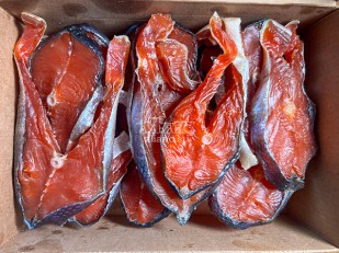 Колбаски (ВЕНГЕРСКИЕ) с/к (по 0,5кг): Стейк дикого лосося 