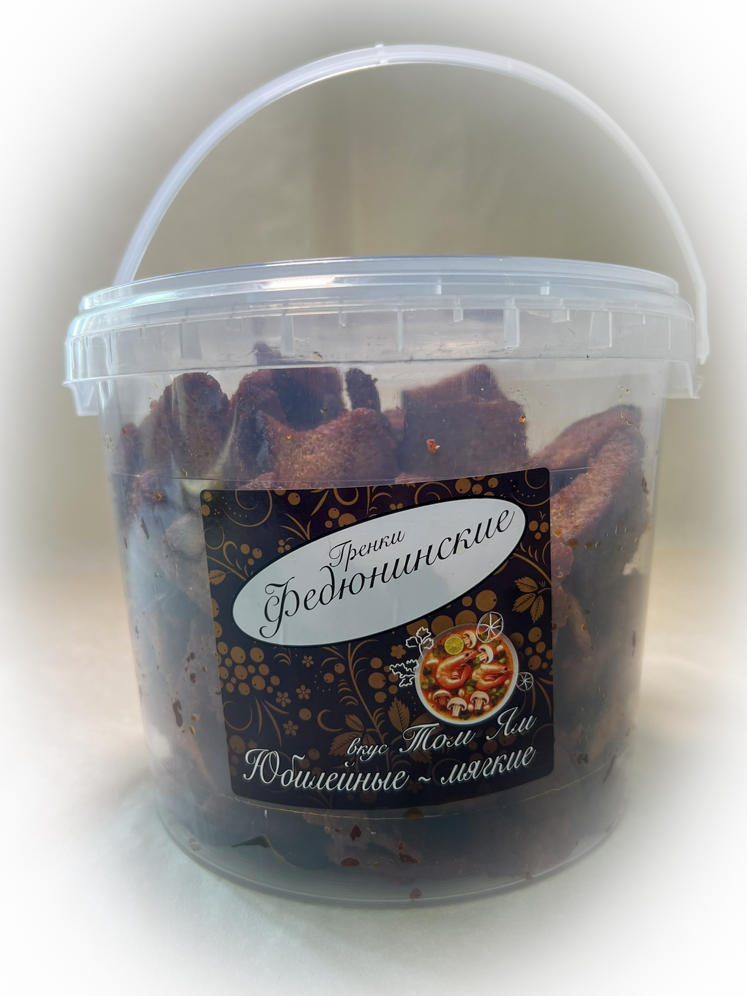 Гренки "ФЕДЮНИНСКИЕ" "Том ям" (ведро 900 гр.) в Хотьково