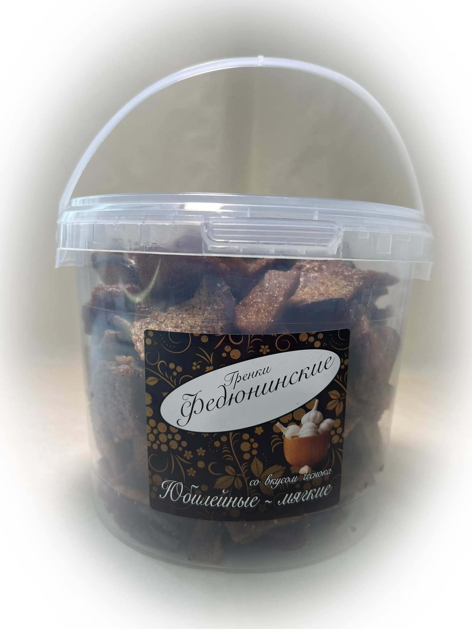 Гренки "ФЕДЮНИНСКИЕ" "Чеснок" (ведро 900 гр.) в Хотьково