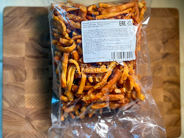 Нитка ЖАРЕНАЯ  Oktobersnack1 кг (сырный продукт) в Хотьково