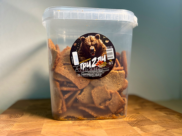 Ведро Ржаные гренки со вкусом Крылышки Барбекю (1 кг) в Хотьково