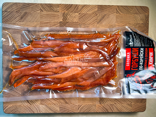 Горбуша соломка по-корейски в Хотьково