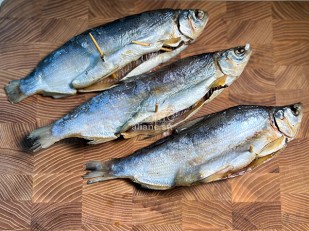 Каталог продукции: Пелядь вяленая крупная потрошеная