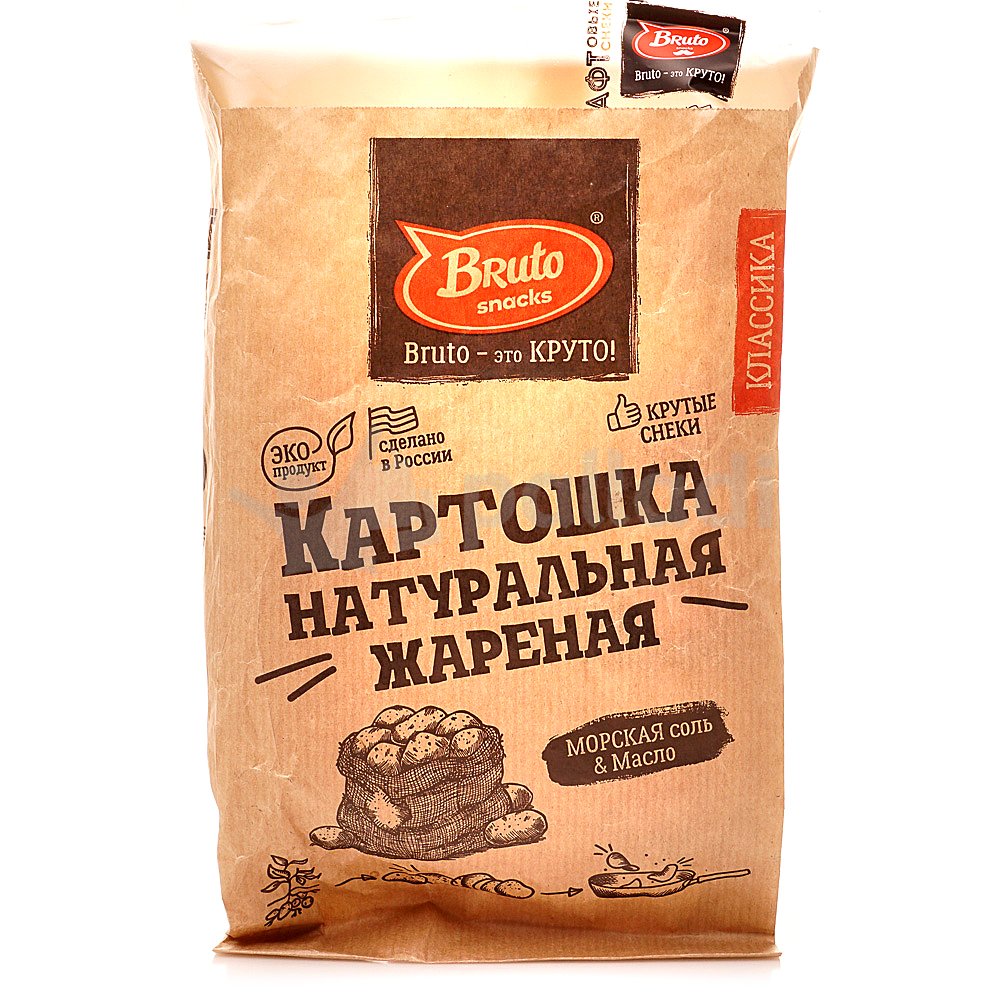 Картофель «Бруто» с солью 70 гр. в Хотьково
